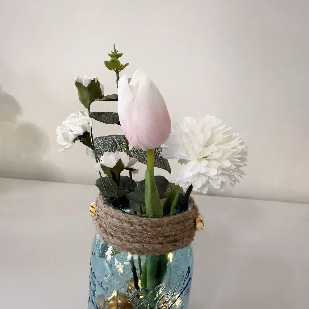 Handmade Mini Honey Bee Faux Floral Arrangement Centerpiece Baby Shower